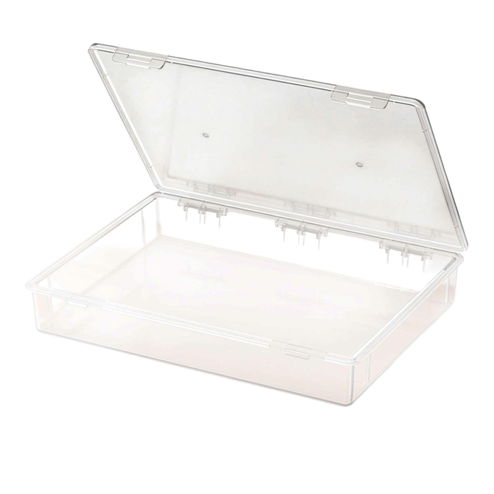 Piceioep Large Parts Box Spacious Clear Organizers Box With Dividers Ideal For Hardware Jewelry Or Hobbies Items Delicate And Portable Transparent Parts Organizers