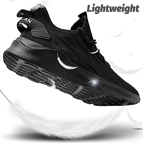 Oltyutc Womens Trainers Running Shoes Lightweight Gym Sport Workout Sneakers Walking Tennis Slip-on Shoes - Image 3