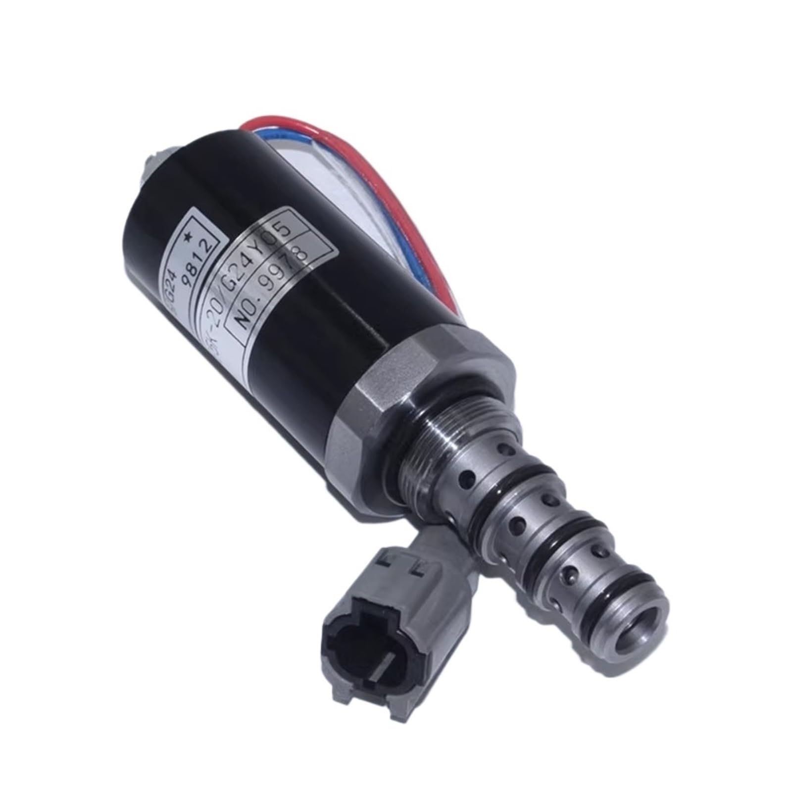 Huuoqiwy One Color Kwe5k-20/G24d05 Kwe5k-20/G24y05 Hd820/1250/1430 Hydraulic Pump Proportional Solenoid Valve(G24y05)