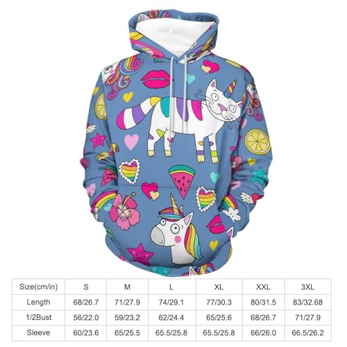 Sweat à capuche chat licorne UMENG pour vos soirées cocooning - 2
