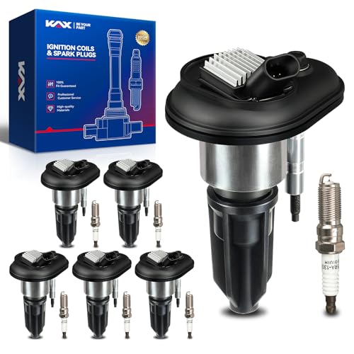 KAX 6-Pack Ignition Coils and Double Iridium Spark Plug Set