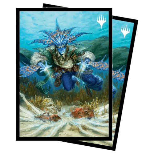 Ultra Pro - Mtg Murders At Karlov Manor 100Ct Maniche Morska, Undersea Sleuth, Anti-Glare Protettivo Mtg Gioco Di Carte Da Scambio Accessori Standard 