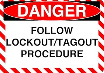 Graphical Warehouse - Danger: Follow Lockout/Tagout Procedure Floor ...