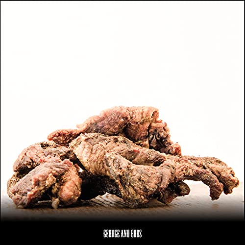 George & Bobs Rindfleisch - 1000g | Muskelfleisch vom Rind | Hochwertiges Produkt 2-12cm reines Muskelfleisch