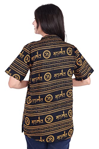 Image of Mahadev Printed Shirt for Men & Women || Shirt for Men & Women || Printed Shirt for Men || Pure Cotton Devotional Tshirts for Men and Women- Mahakal