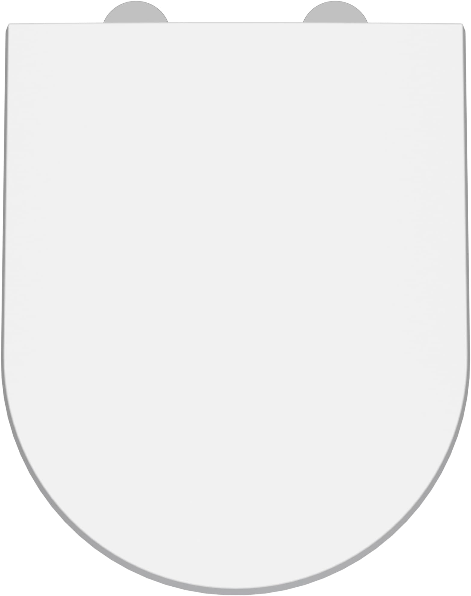 Nuie NTS007 Modern Bathroom Luxury D Shaped Soft Close Top Fix Toilet