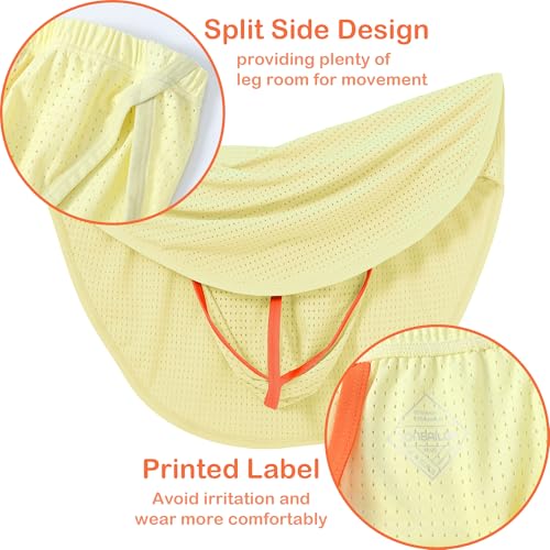 Men’s Thong Boxer Shorts Sexy Micro Mesh Bulge Pouch Split Side Slit Underwear Pajama Sleep3