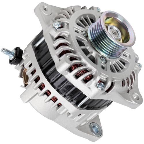 23100-3JA1A Alternator Compatible with 2013-2017 Nissan Pathfinder, 2015-2017 Murano, 2014-2016 Infiniti QX60, 2013 JX35 V6 L4 2.5L 3.5L, 12V 150A 7-Groove Pulley CW, Replace for 11538N 23100-3JA1ARE