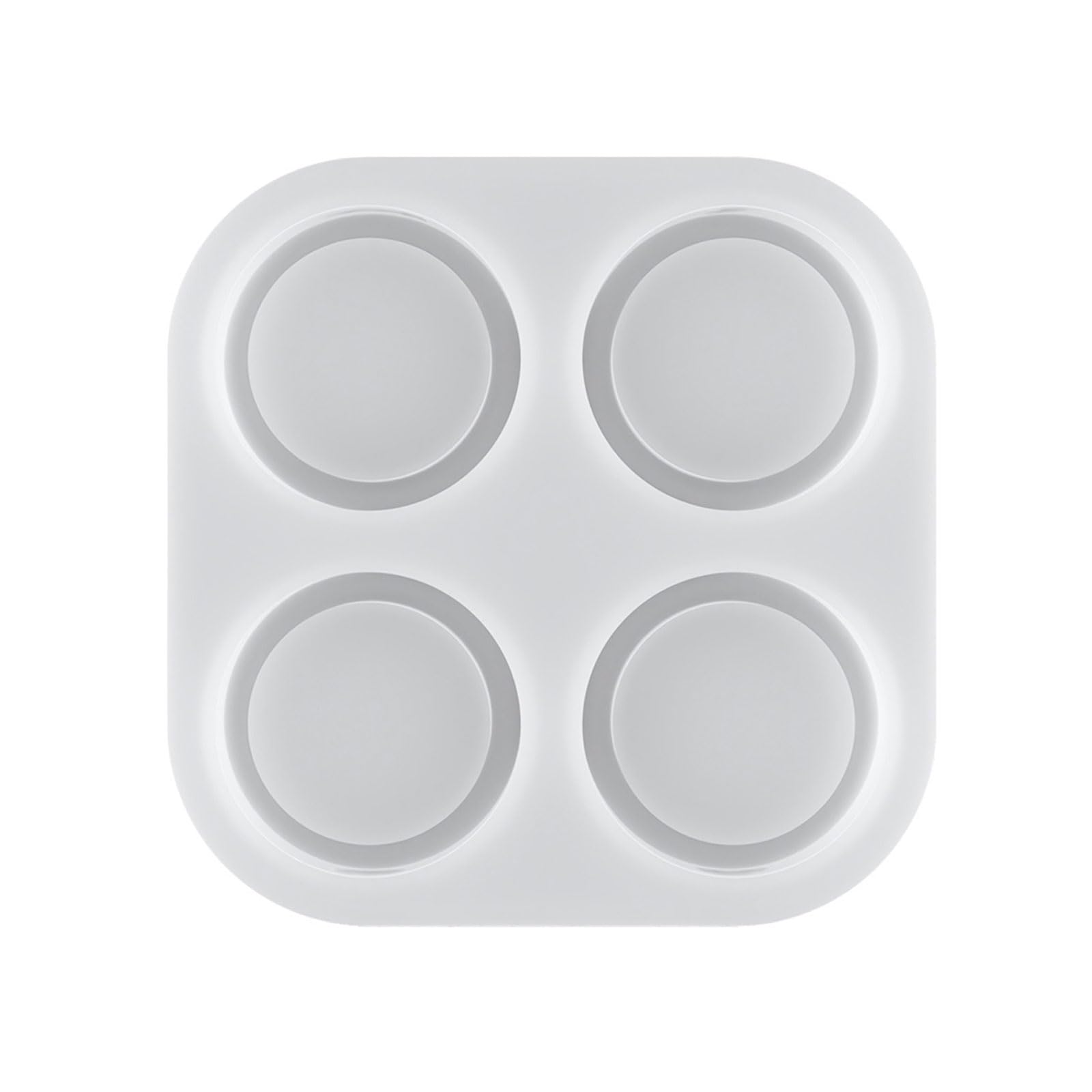 HZBB 4 Cavities Sea Theme Silicone Stand Mold for Epoxy Resin Making Candlestick Tealight Holder Home Decoration Silicone Mold