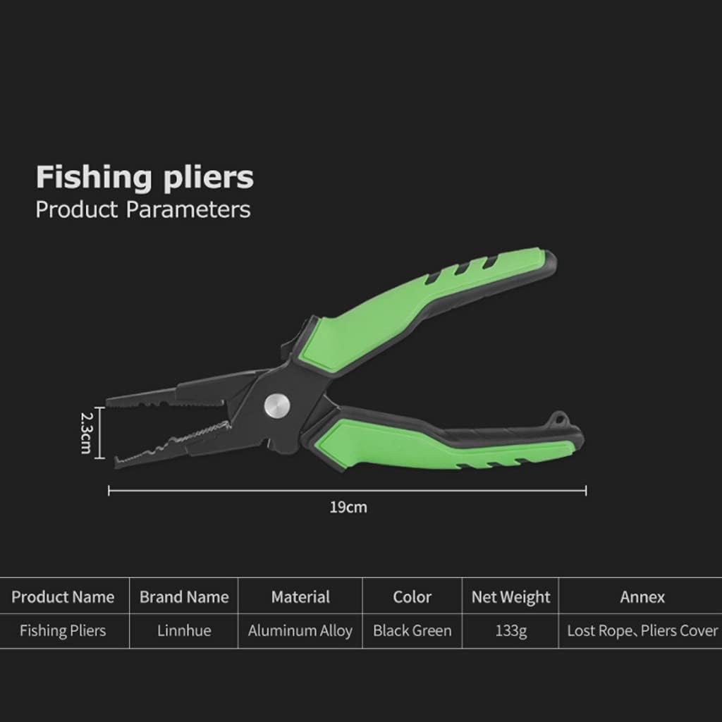 Multi-functional Aluminum Alloy Pliers Set, Fish Control Belt Weighing Large Object Fishing, Decoupling, Lashing
