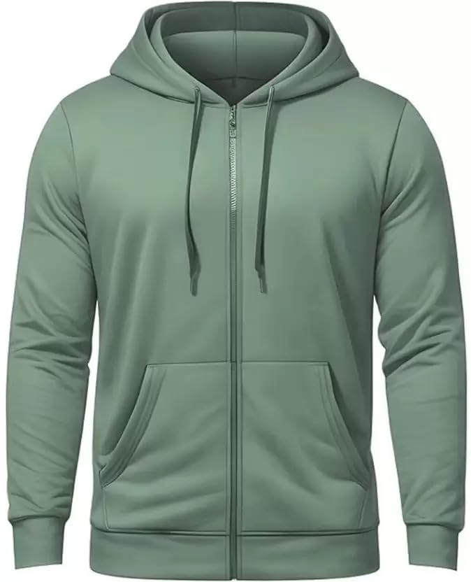 a to z creation Solid Men Casual Long Sleeve Hoodie for Winter's-picture-48