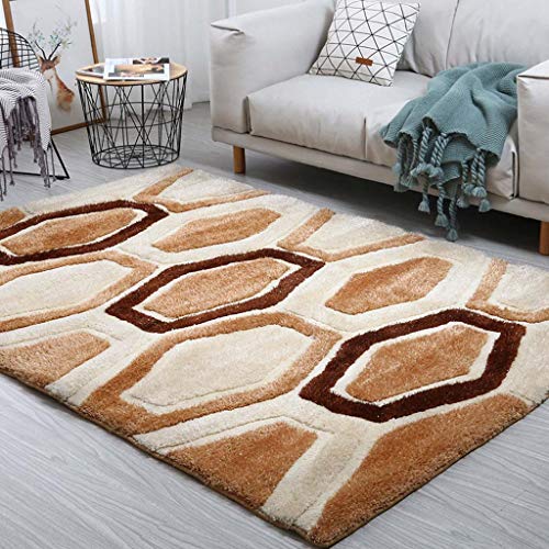 Tapis de salon en coton stretch 1.4x2m pour table basse