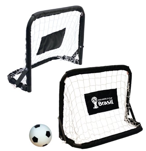 Carromco Fußballtor Set zur FIFA WM 2014 Beach Soccer - Juego de Mesa, Color Negro, Talla XS [Importado]