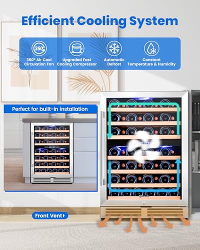 Stainless Steel Wine Cooler Refrigerator