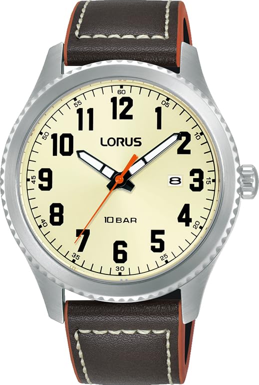 LORUS RH987RX9 - Reloj analógico para Hombre con Correa de Piel