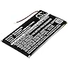 CS-BNR510SL Batterie 1500mAh compatibile con [Pocketbook] 631 Touch HD, per [Kobo] Aura, Glo HD, H2O, per [Barnes & Noble] BNRV510, Nook Glowlight Plus 2015 sostituisce PR-285083