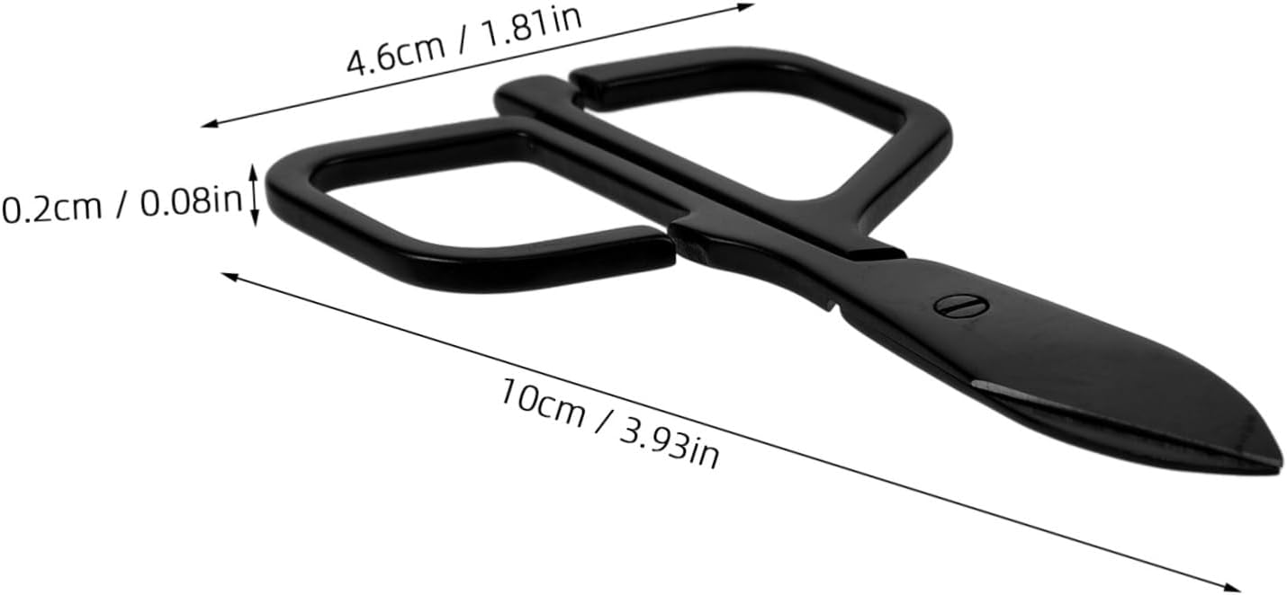 Didiseaon Professional Nose Hair Scissors for Men Stainless Steel Small Trimming Tool for Eyebrow Nose Hair and Beard Grooming Rounded Design for Easy Use