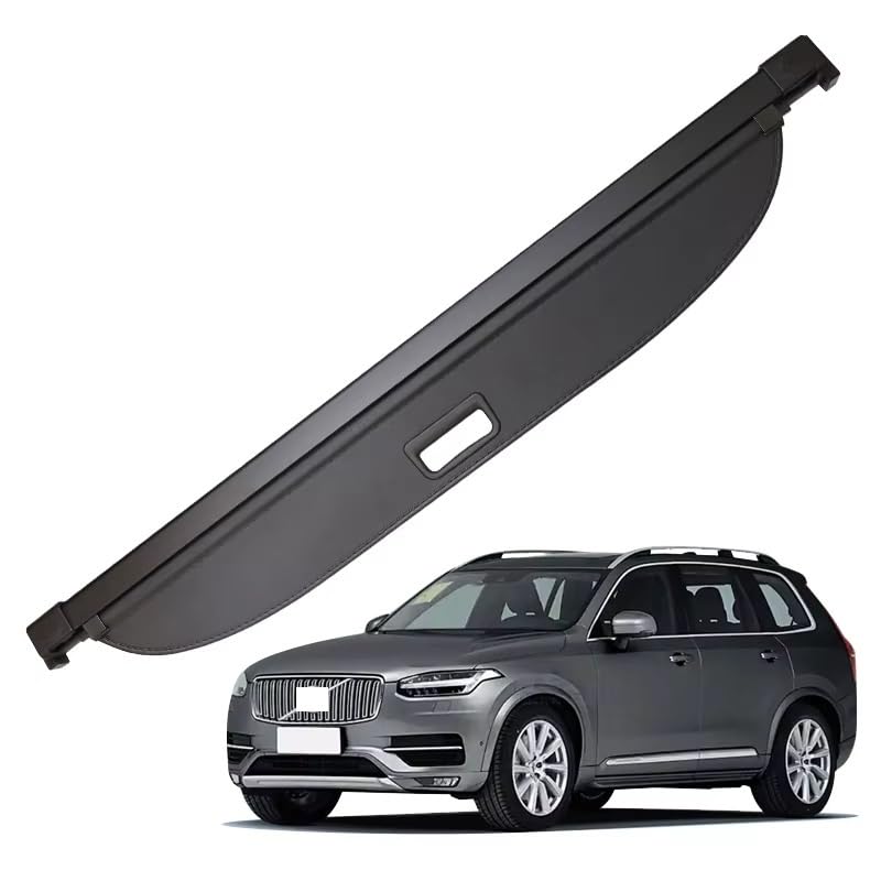 Cubierta de carga maletero retráctil Volvo XC90 partición anti-peeping PU 3