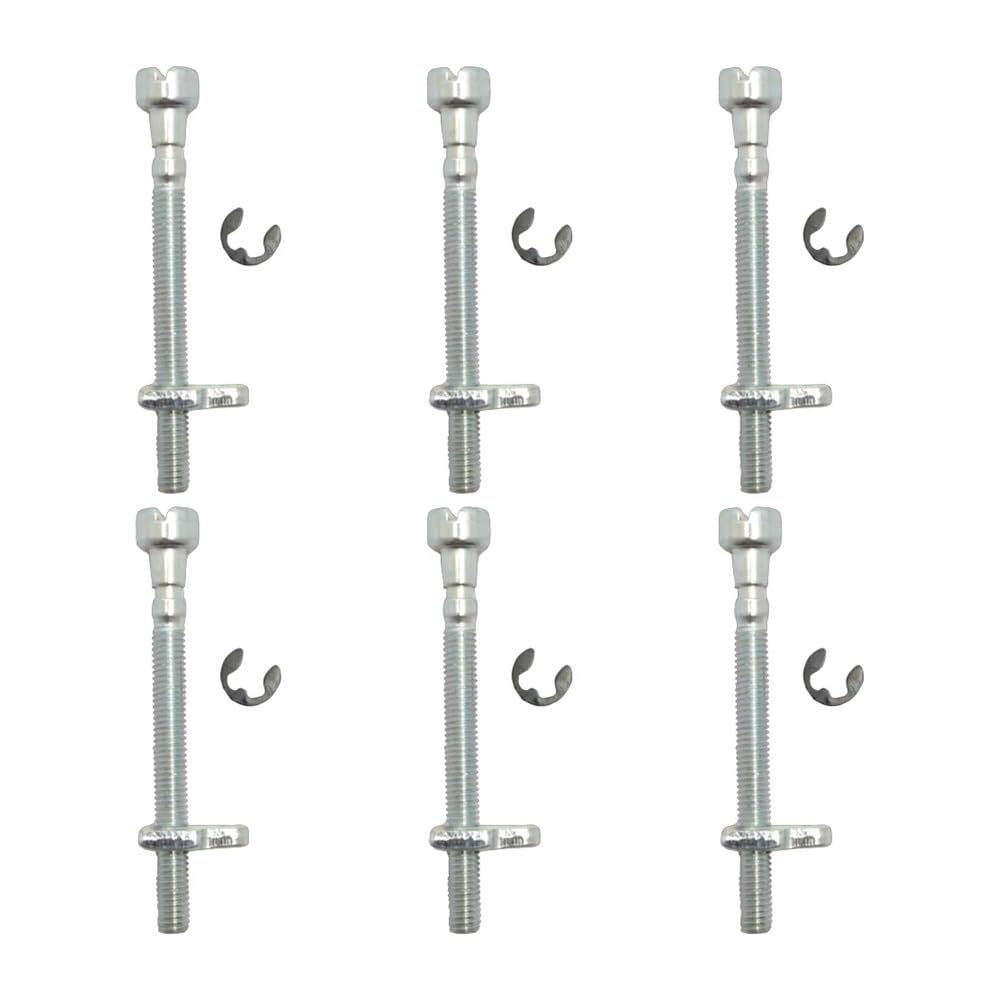 Tornillo Tensor de Ajuste de Barra de Cadena, 6 Unidades, Compatible con motosierras 235, 240, 36, 41, 136, 141, 137, 142, 2200, 2300, 2500, 2600 y 2750.