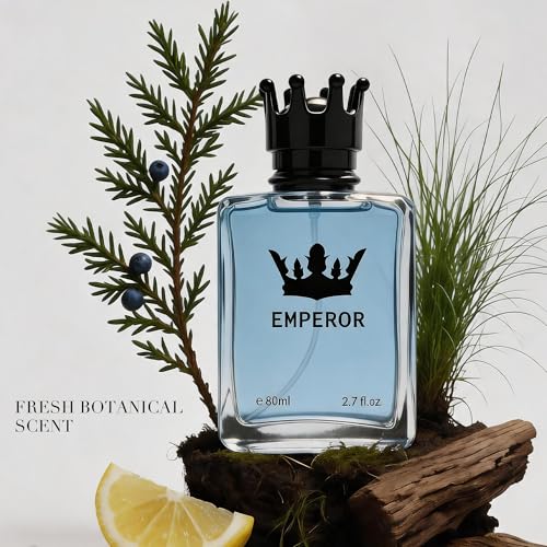 Image of AFLUXE Emperor Eau de Parfum for Men, Long Lasting Aromatic Citrus Woody Cologne, Elegant Mens Fragrance, 2.7 fl oz (80 ml)