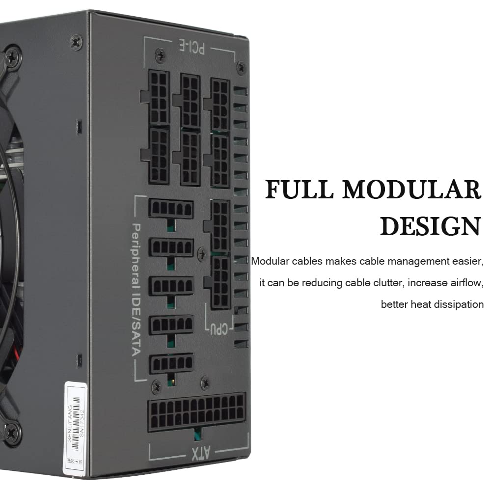Amazon | 1800Wフルモジュールモジュラー電源、110V-220V電源6GPU