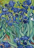 Notizbuch A4 blanko Hardcover - Motiv 'Schwertlilien' (Irises) Vincent van...