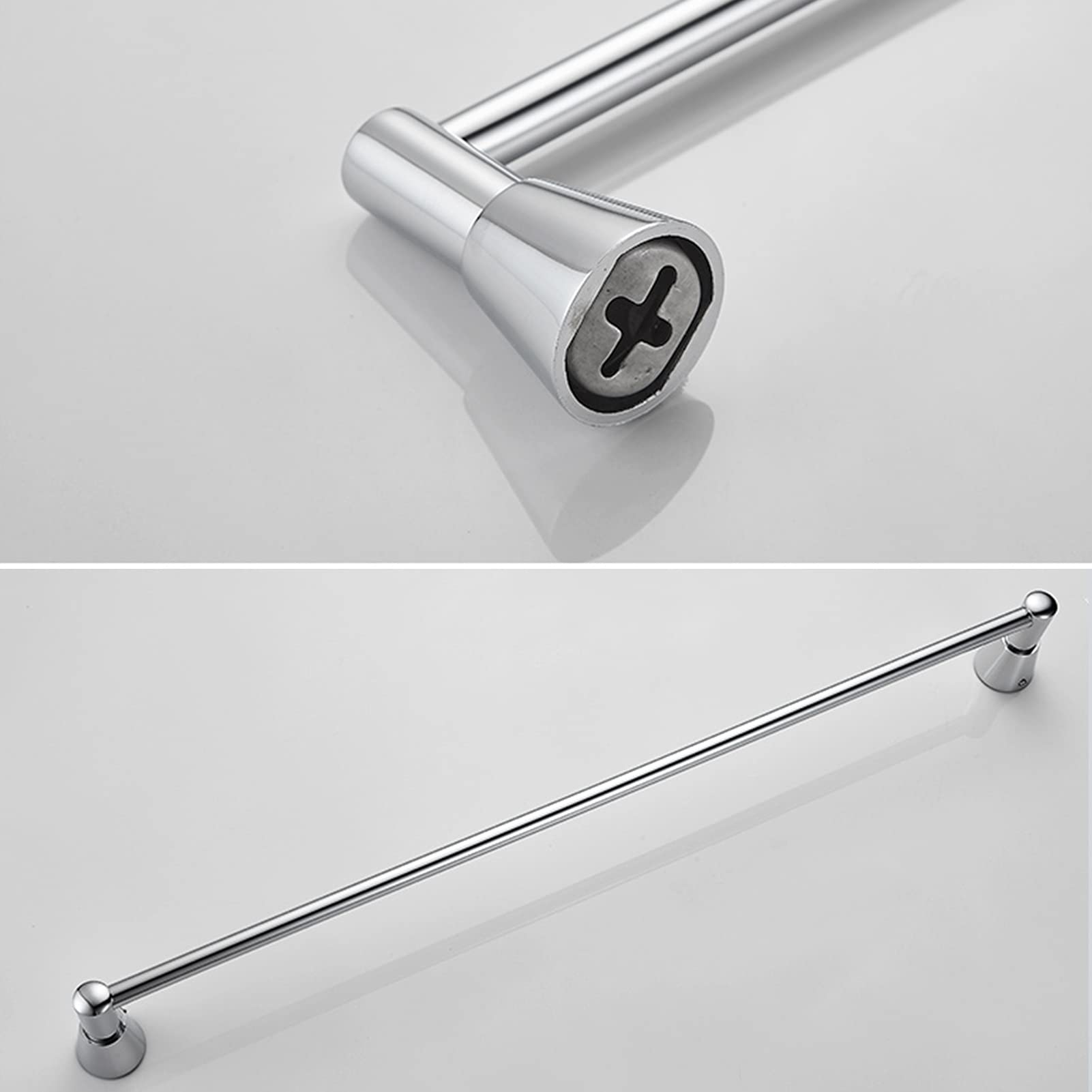 Handdoekrails Handdoek rail geborsteld goud 30 cm 40 cm 50 cm handdoek houder bar badkamerhouders voor badkamers keukengerechtdoeken hanger 304 roestvrijstalen muur gemonteerd (Size : 60cm
