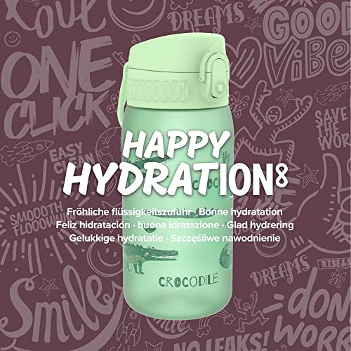 Ion8 Waterdicht kinderpompoen, BPA zonder BPA, 350 ml, krokodillen - Image 8