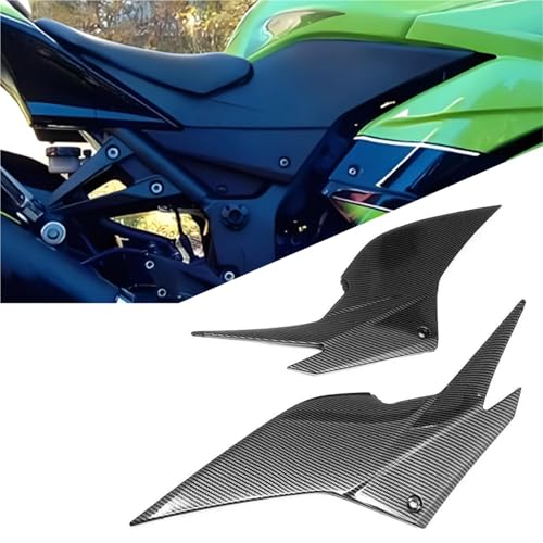 Protection de réservoir en fibre de carbone véritable pour Kawasaki Ninja 250