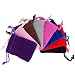 Pack of 8 Mix Color Soft Velvet Pouches w Drawstrings for Jewelry Gift Packaging, 7x9cm