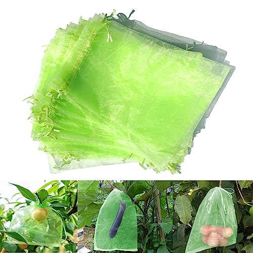 MAILEKT Bolsas para Uvas en Parra, 100 Piezas Bolsas Uvas Protección, Bolsa para Proteger Fruta...