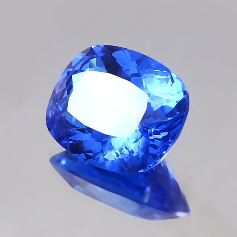 Coussin spinelle bleu de Ceylan pour créer votre collier de mariage - 4