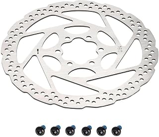 Freno de disco de construcción de acero para varios tipos de bicicletas, perfectamente compatible con bicicletas eléctricas y de equilibrio (160 mm)