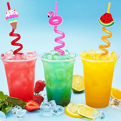 Pitillos reutilizables para beber 16 unidades coloridos miniatura 2