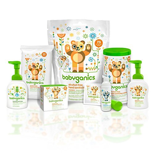 Babyganics Alcohol-Free Foaming Hand Sanitizer, Fragrance Free, On-The-Go, Pump Bottle 50 Ml - 1.69 Fl Oz (Pack Of 3) #TOP1