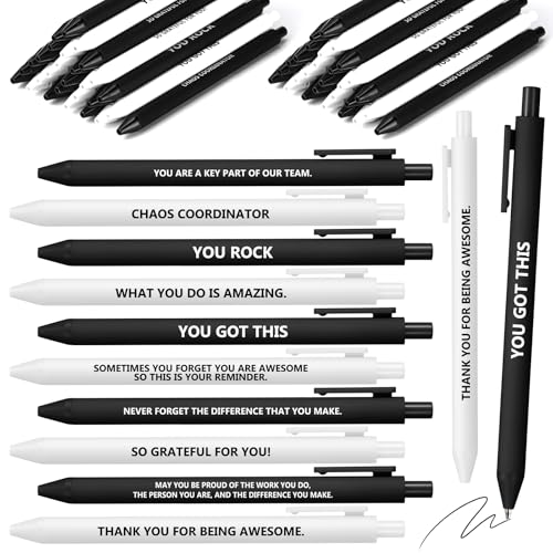 Stylo cadeau de remerciement pour employé et équipe : lot de 50 motivation