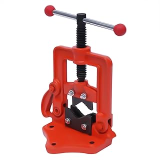 Threading Machine Kit, Threader Ratchet Type Handle With 5 Dies Set (3/8', 1/2', 3/4', 1', 1-1/4') Portable Pipe Cutter Plumbing Clamp Tools Set