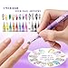Nail Art Pens Set 12 Colors Nail Art Markers, Polish Pen for 3D Nail Art, Drawing Painting Liner Brush for DIY Nail Art Beauty Adorn Manicure Tool (N1)