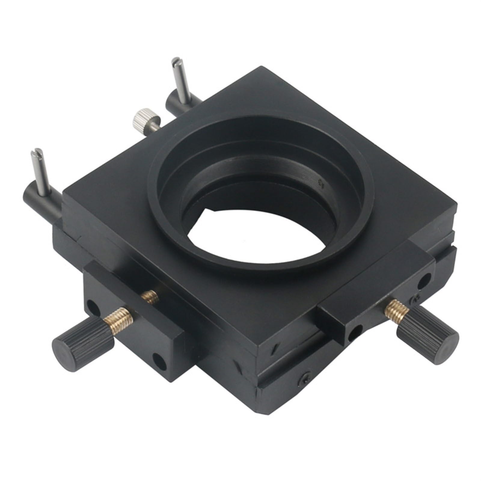 Microscopio Metallografico Portatile Industriale con Zoom 100X 400X, Microscopio A Luce Polarizzata + Base Magnetica Polarizzatore,Base with 48MP HDMI USB-01