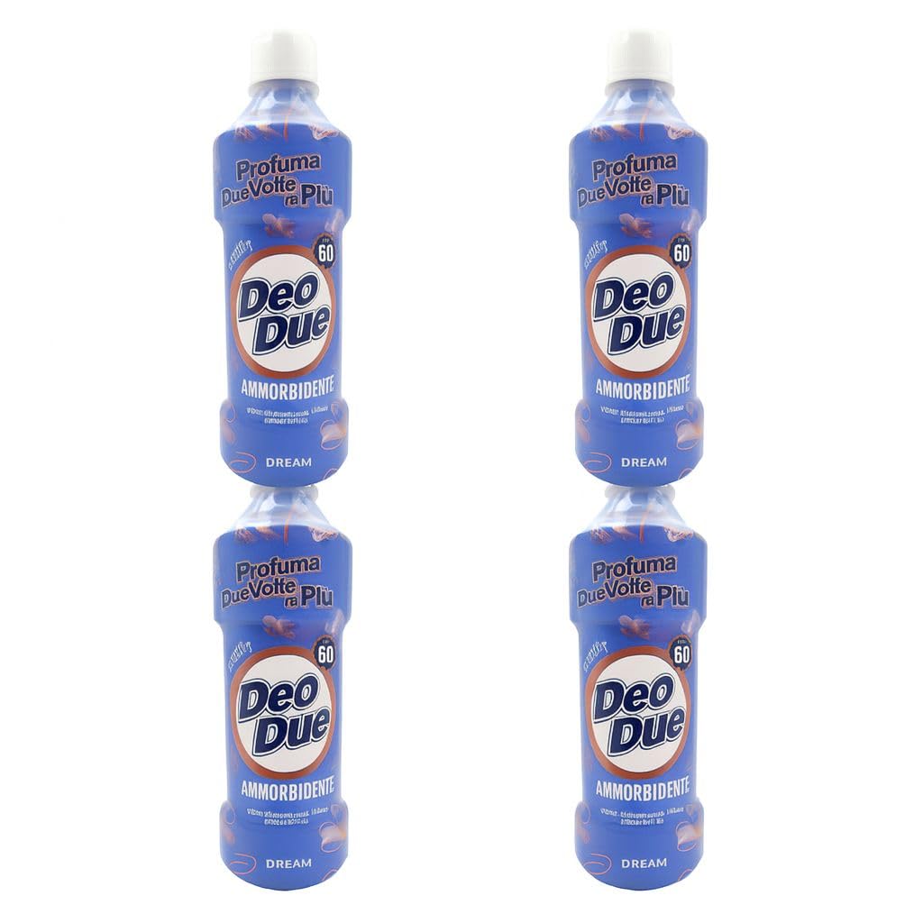 Ammorbidente Concentrato Dream, Profuma Due Volte di Più, 50 Lavaggi, Formula Delicata per Bucato (x4 Flaconi)