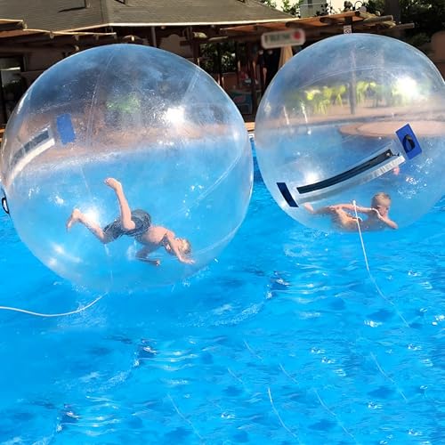 Bola inflable transparente para caminar, globo gigante divertido para playa, piscina y entretenimiento en el parque de atracciones