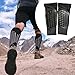 Aymzbd Soccer Shin Guards Football Leg Sleeves for Adults Stretch Leg Cover Calf Protection for Running Outdoor Sports Basketball, M