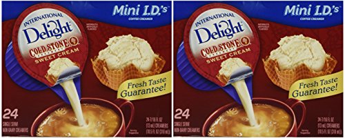 International Delight Mini I.d.'s Cold Stone Sweet Cream 24-7/16 Fl Oz (Pack of 2)