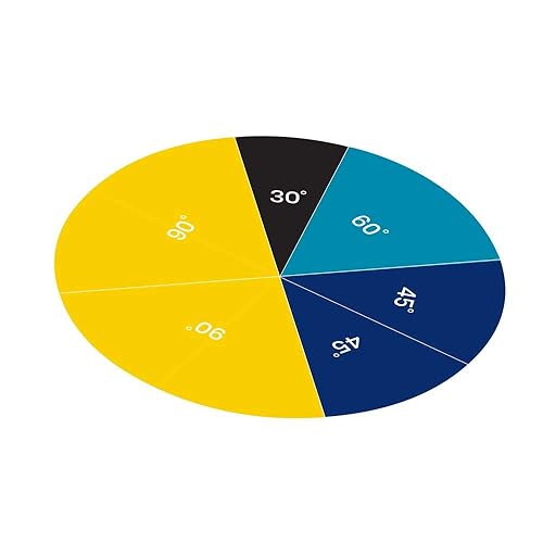 Miniatura 8 de hand2mind Círculos de ángulo de arco iris, manipuladores de geometría, enseñanza primaria de matemáticas, materiales de matemáticas Montessori,