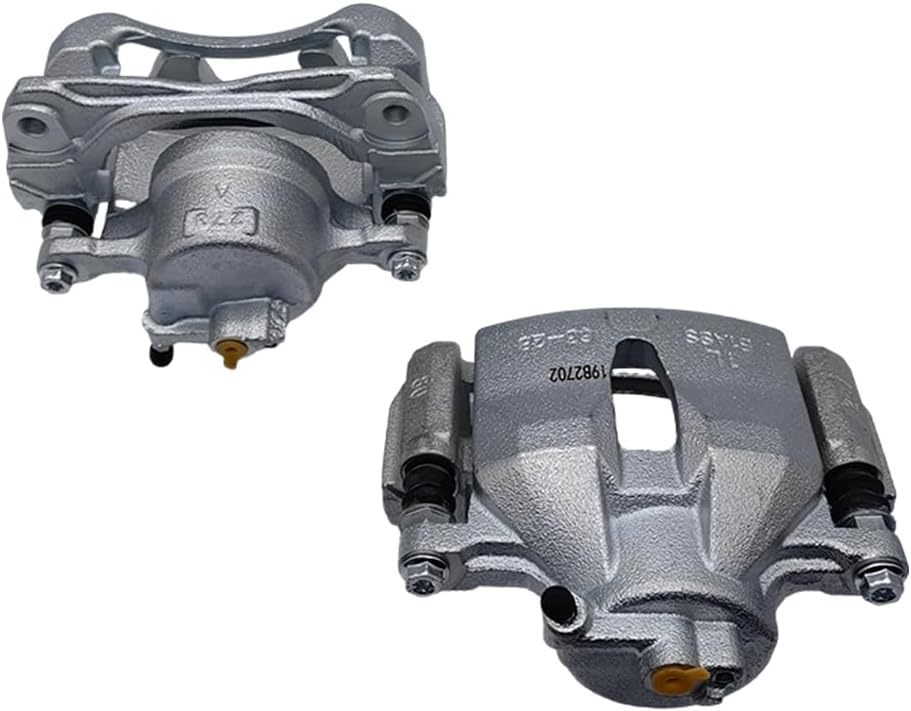 2Pcs Front Disc Brake Caliper with Bracket for Toyota Camry 2002 2003 2004 2005 2006, L4 2.4L, V6 3.0L Driver & Passenger Side 19B2702 19B2703