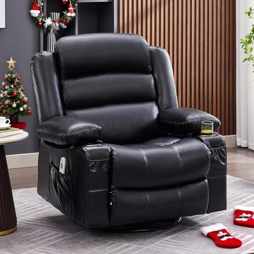 Huatean Home Rocker Recliner Chair with Heat...