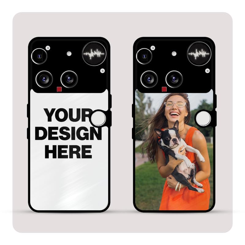 Image of Personalized Back Cover for Nothing Phone 3 | Custom Case with Name, Photo or Logo | PrintShield Hybrid with Soft TPU Grip & Scratch Protection