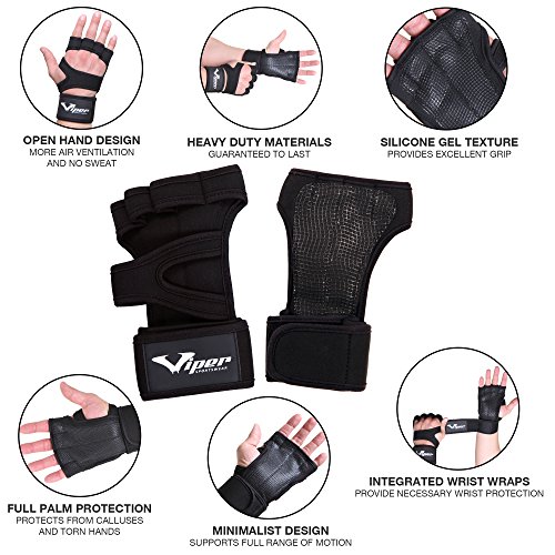 Guanti Crossfit da Uomini - Paracalli con Polsiere...