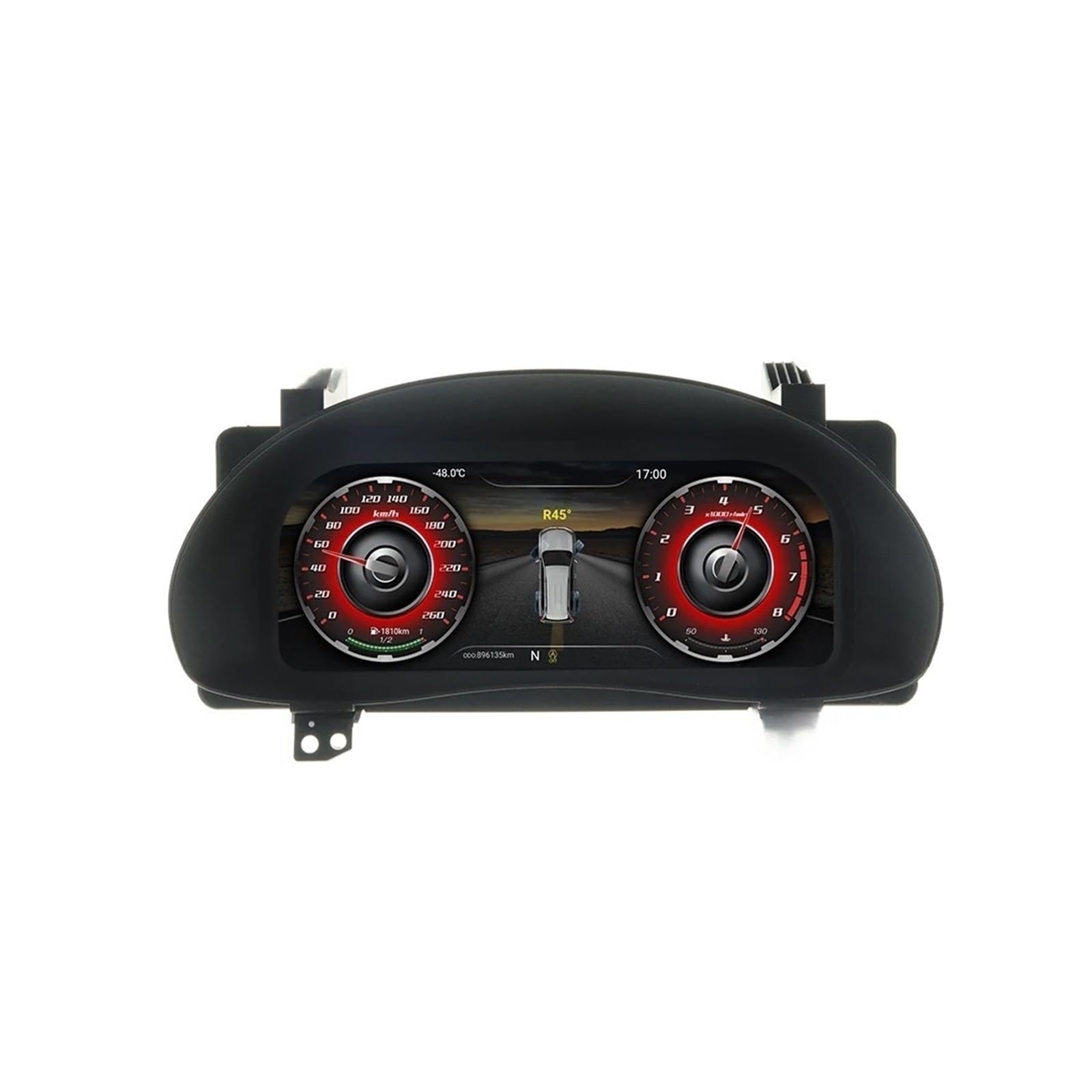 Velocímetro de instrumentos de cabina, grupo digital de 12,3 pulgadas, compatible con Corolla 2014-2017, tablero LCD virtual for automóvil