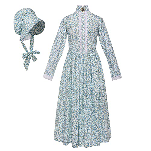 Vestido Colonial Pioneer para Niñas 100% Algodón